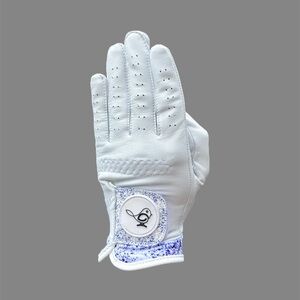 Splatter paint designed golf glove